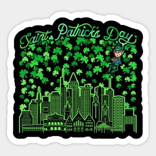 Saint Patrick's Day Frankfurt Germany Sticker